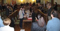Los grupos de PP, PSOE y C's en el Ayuntamiento de Valladolid se adhieren a la declaración 'Por el Futuro de Todos'