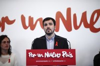 Alberto Garzón lamenta que Sánchez e Iglesias quieran parecerse a Ciudadanos y reta a Rivera a un 'cara a cara'  