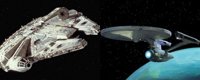 El Halcón Milenario de Star Wars vs. el Enterprise de Star Trek: ¿Qué nave es mejor?