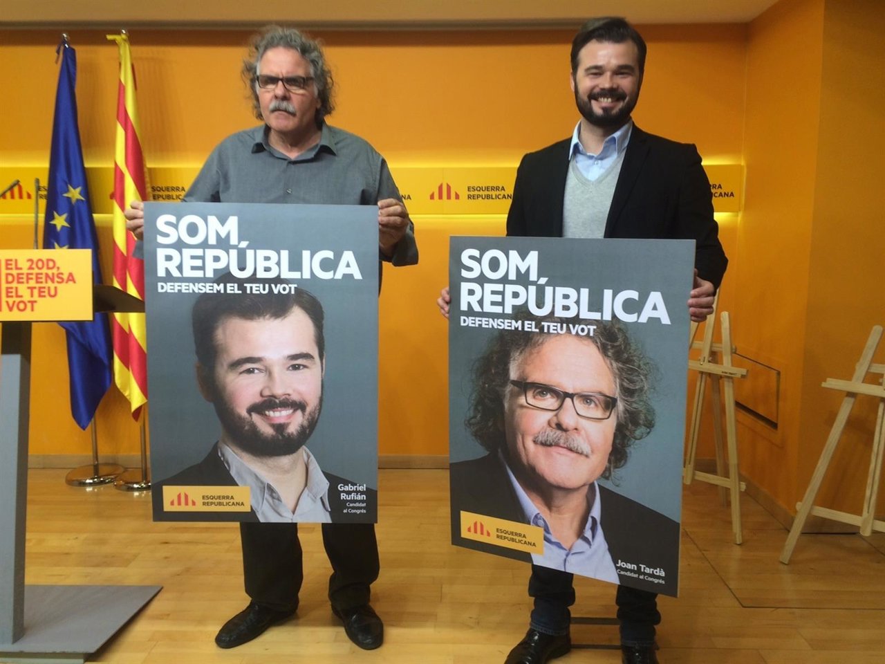 Joan Tardà, Gabriel Rufián (ERC)
