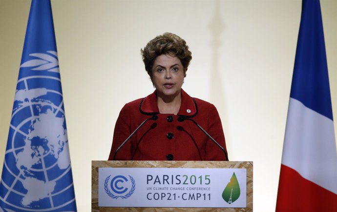 Brazil's President Rousseff delivers a speech during the opening session of the 