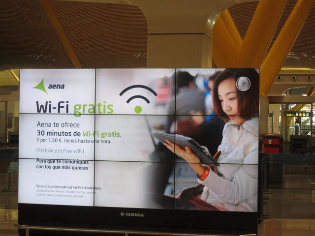 WiFi en los aeropuertos de Aena