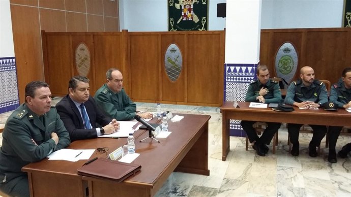 Reunión Antonio Sanz y Equipos ROCA de Guardia Civil