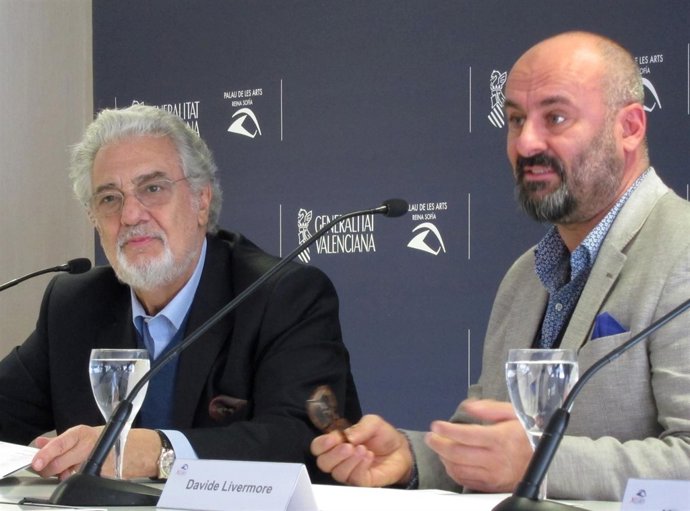 Plácido Domingo y Davide Livermore