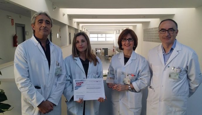 El equipo del Hospital de Montilla premiado con el 'Kaizen Lean 2015'