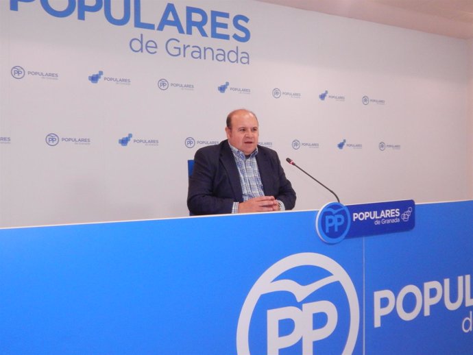 El portavoz del  PP en la Diputación provincial, José Robles.