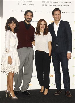 Inma Cuesta, Álex González, Paula Ortiz y Asier Etxeandia en Novia