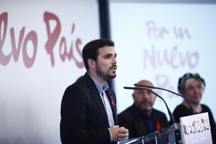 Alberto Garzón presenta el programa electoral