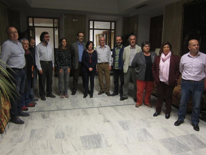 Integrantes de la comisión de seguimiento del pacto de gobierno