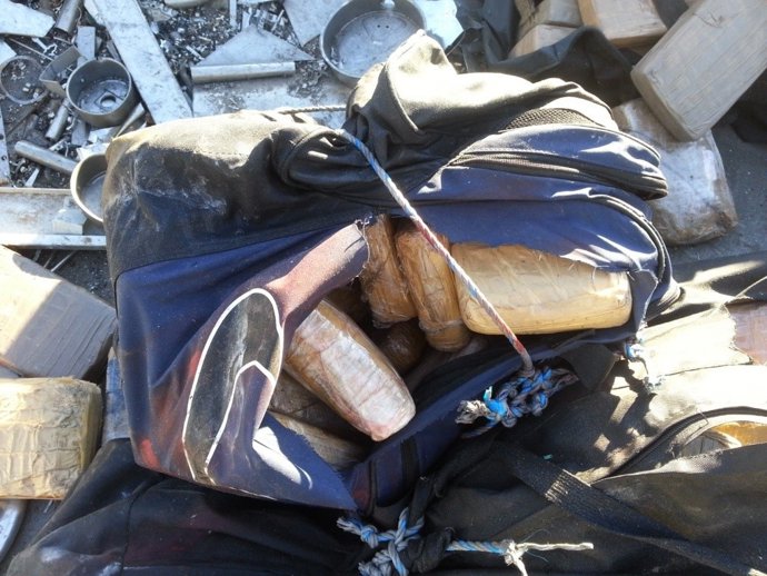 Cocaína incautada en la operación