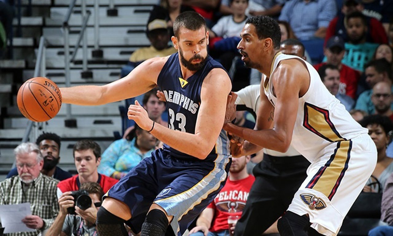 Marc Gasol en el Memphis Grizzlies - New Orleans Pelicans