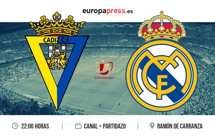 Horario y dónde ver el Cádiz C.F. - Real M adrid | Copa del Rey 2016