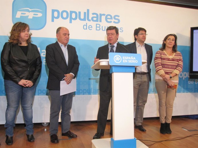 Presentación de la campaña del PP en Burgos