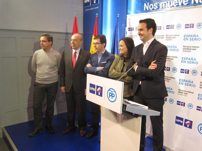 Candidatos de UPN-PP: Íñigo Alli y Cristina Sanz.