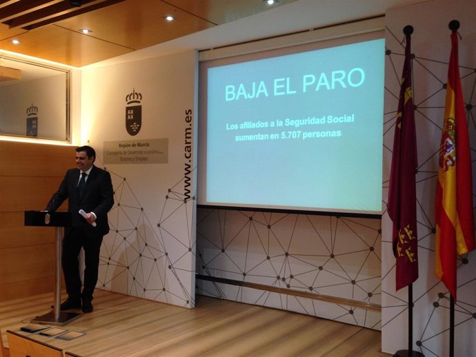 Presentación de los datos del paro