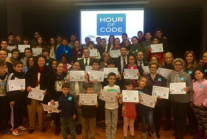 Los centros andaluces se suman a la celebración de 'La hora del código'