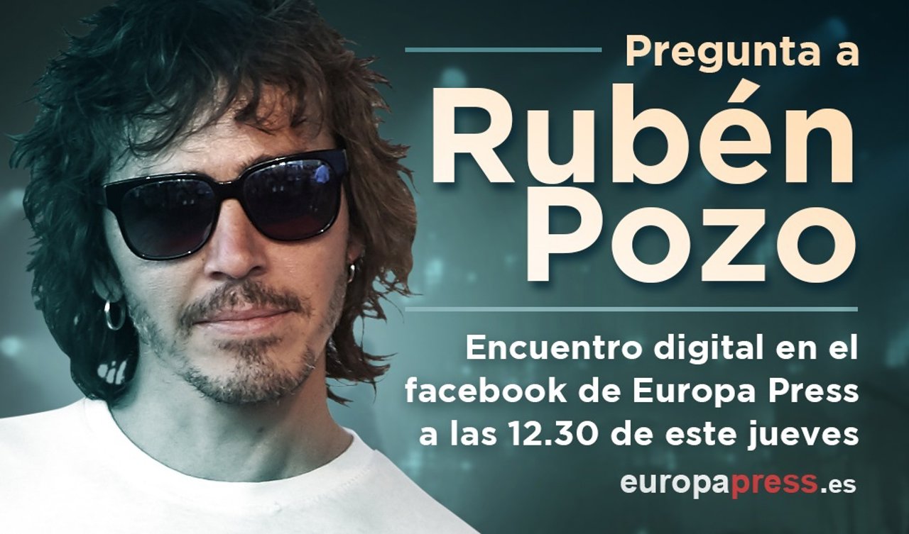 Encuentro digital con el cantante Rubén Pozo en el Facebook de Europa Press