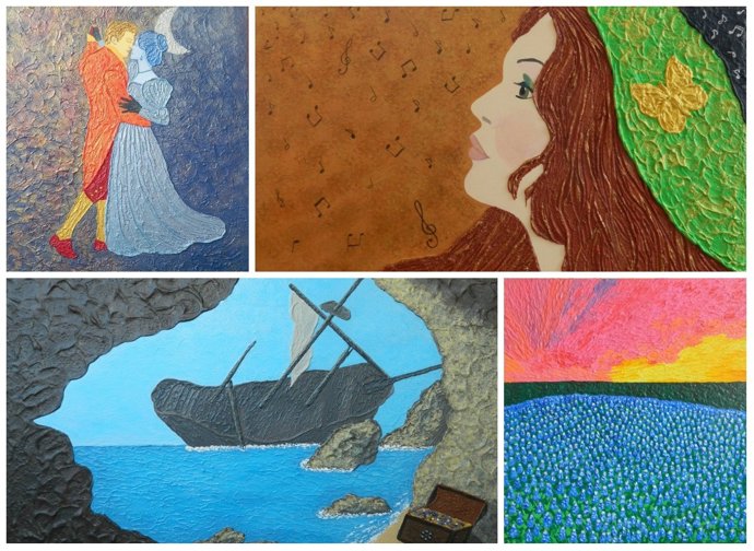 Imágenes de la muestra de Liza Wheeler