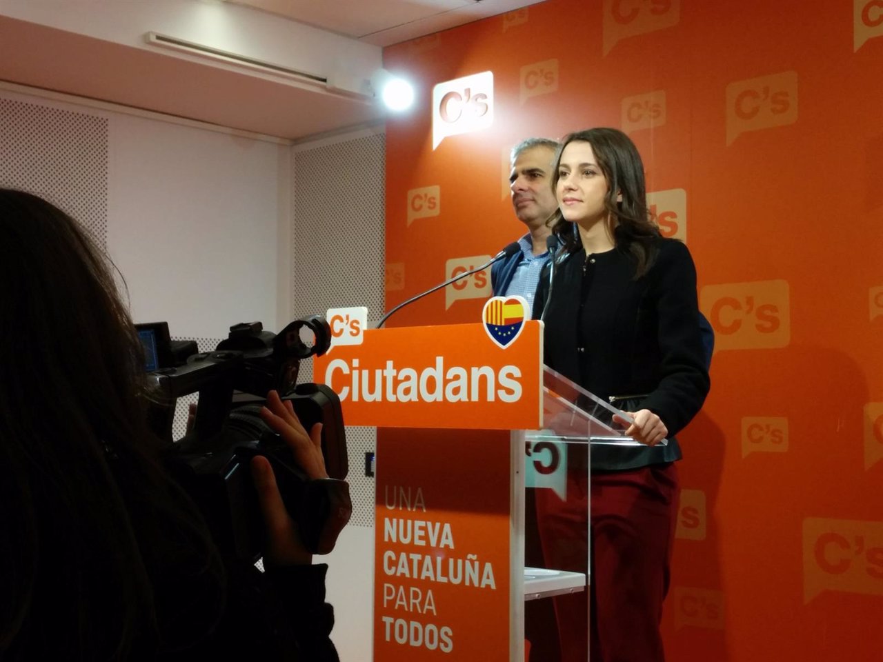 Rueda de prensa de Inés Arrimadas y Carlos Carrizosa (C's)