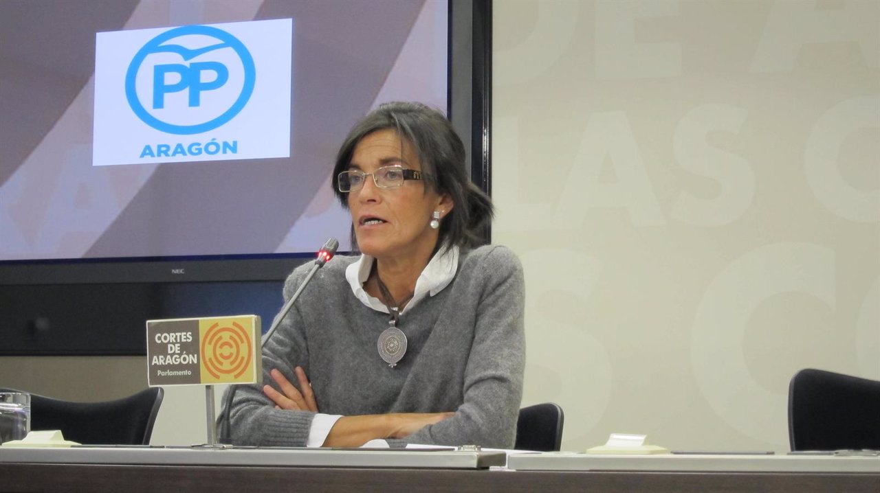 La portavoz de Educación del PP-Aragón, María José Ferrando.