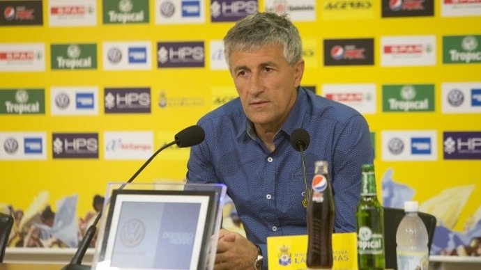 Quique Setién, entrenador de Las Palmas
