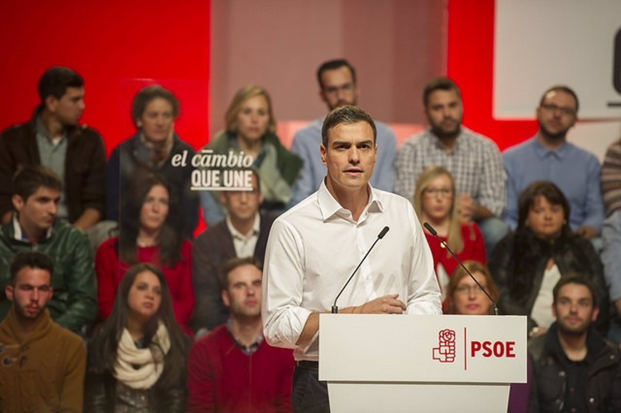 El candidato del PSOE al Gobierno, Pedro Sánchez.