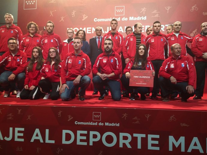 Premiados en el 'Homenaje al deporte madrileño'