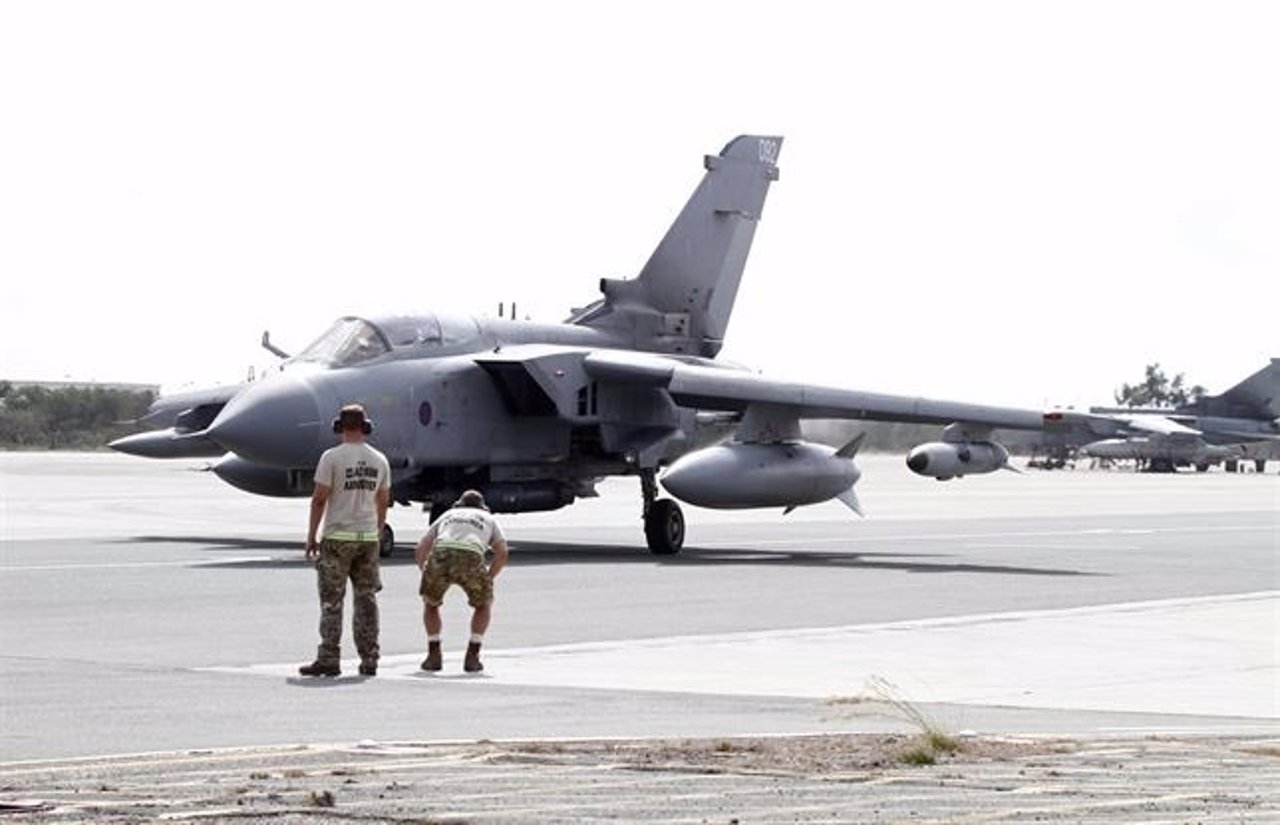 Avión tornado británico en Chipre