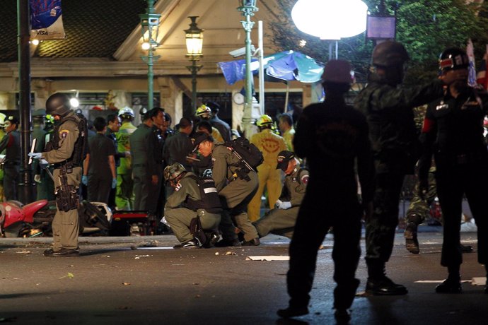 Atentado moto bomba en Bangkok