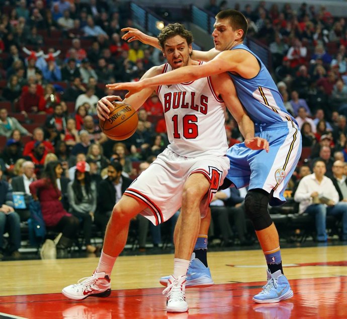 Pau Gasol en el Denver Nuggets - Chicago Bulls