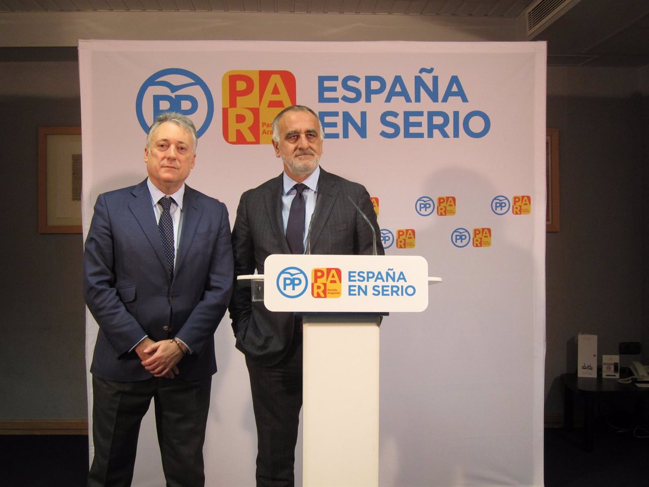 Octavio López y Clemente Sánchez Garnica han presentado la campaña de PP y PAR