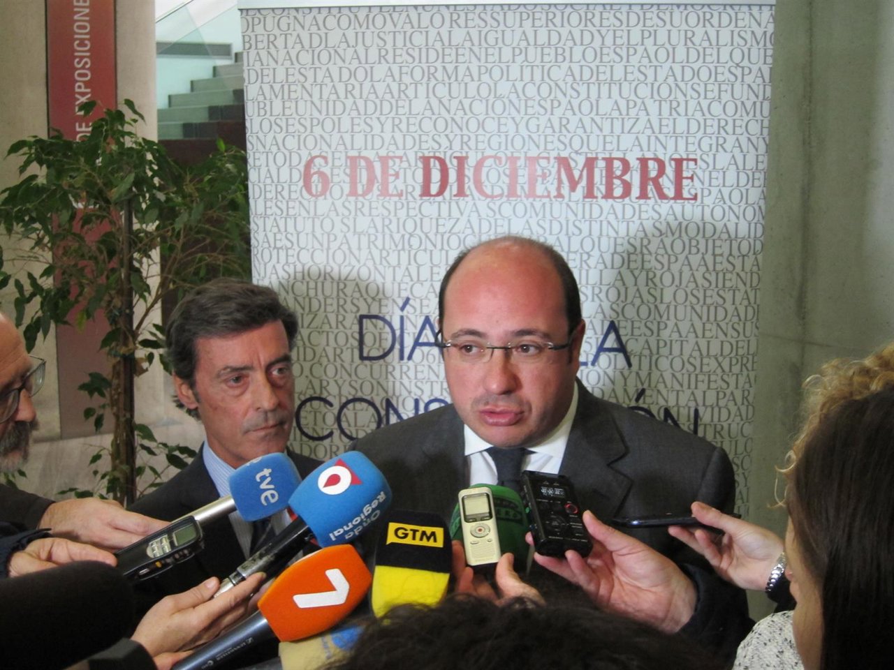 El presidente del Gobierno regional, Pedro Antonio Sánchez