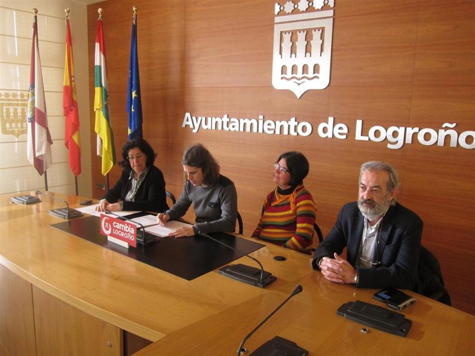 Concejales del Grupo Municipal de Cambia Logroño
