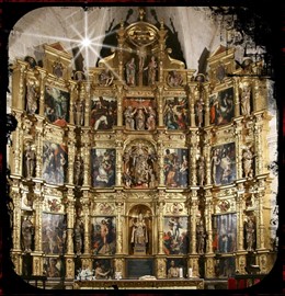 Retablo mayor de la iglesia de la Asunción de Arroyo de la Luz (Cáceres)