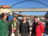 La pasarela ciclista de Baeza se encuentra al 85% de ejecución