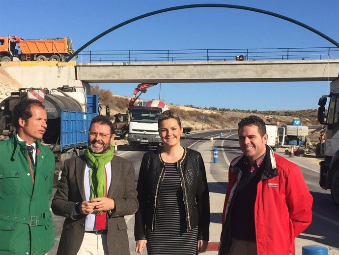 Visita a la pasarela ciclista
