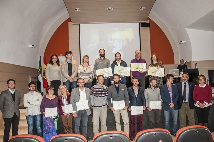 Premiados y finalistas de Ideas Emprendedoras de la Diputación de Cáceres