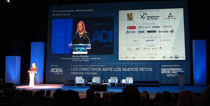 La consejera de Economía del Gobierno de Aragón, Marta Gastón.