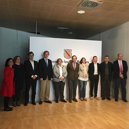 Visita del secretario de Estado para la Cultura, José María Lasalle