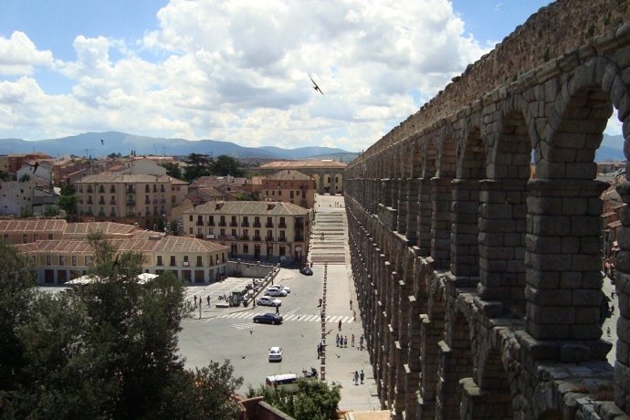 Vista de Segovia desde el Postigo