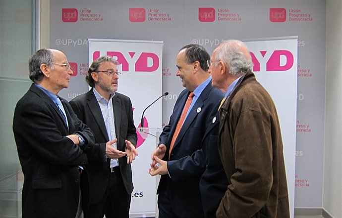 Candidatos y líderes de UPyD-Aragón.