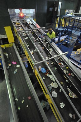 Planta de reciclado de Limasa en Los Ruices
