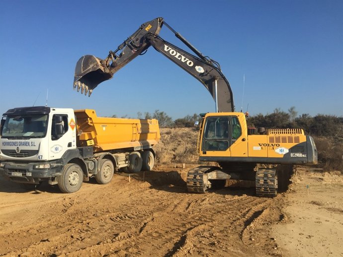 Obras de las balsas de regulación