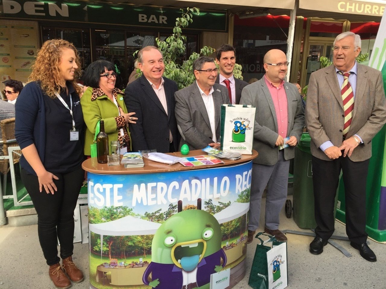 Campaña reciclaje en mercadillos