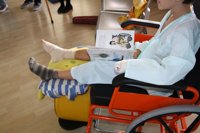 Los niños del Materno Infantil de Málaga celebran una lectura de dos cuentos