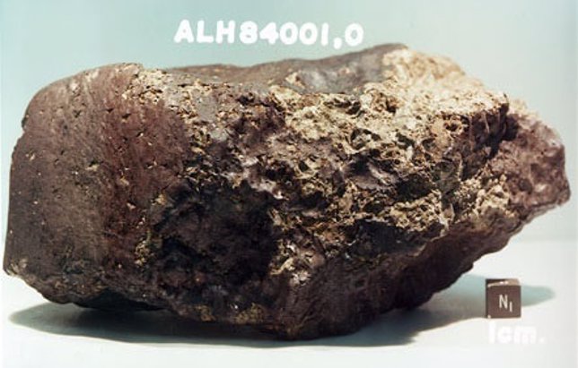 Meteorito venido de Marte que podría tener bacterias fosilizadas