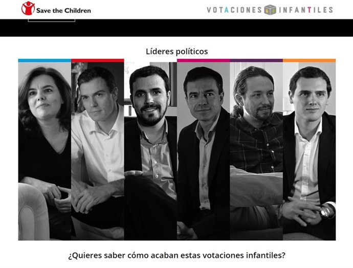 Campaña 'Votaciones infantiles' de Save the Children en la que niños preguntan