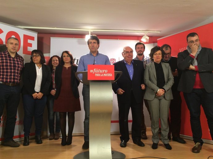Los candidatos al Congreso y al Senado por el PSOE 