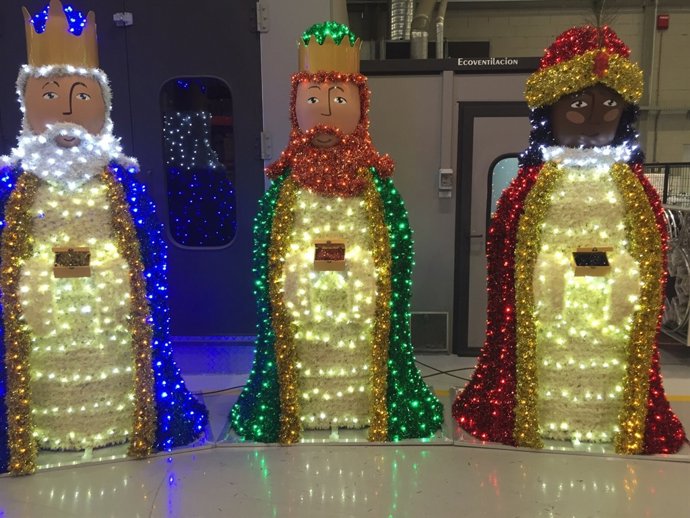 Reyes Magos que se instalarán en la Fuentes de las Batallas.
