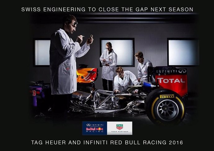 Nueva alianza entre Red Bull y TAG Heuer